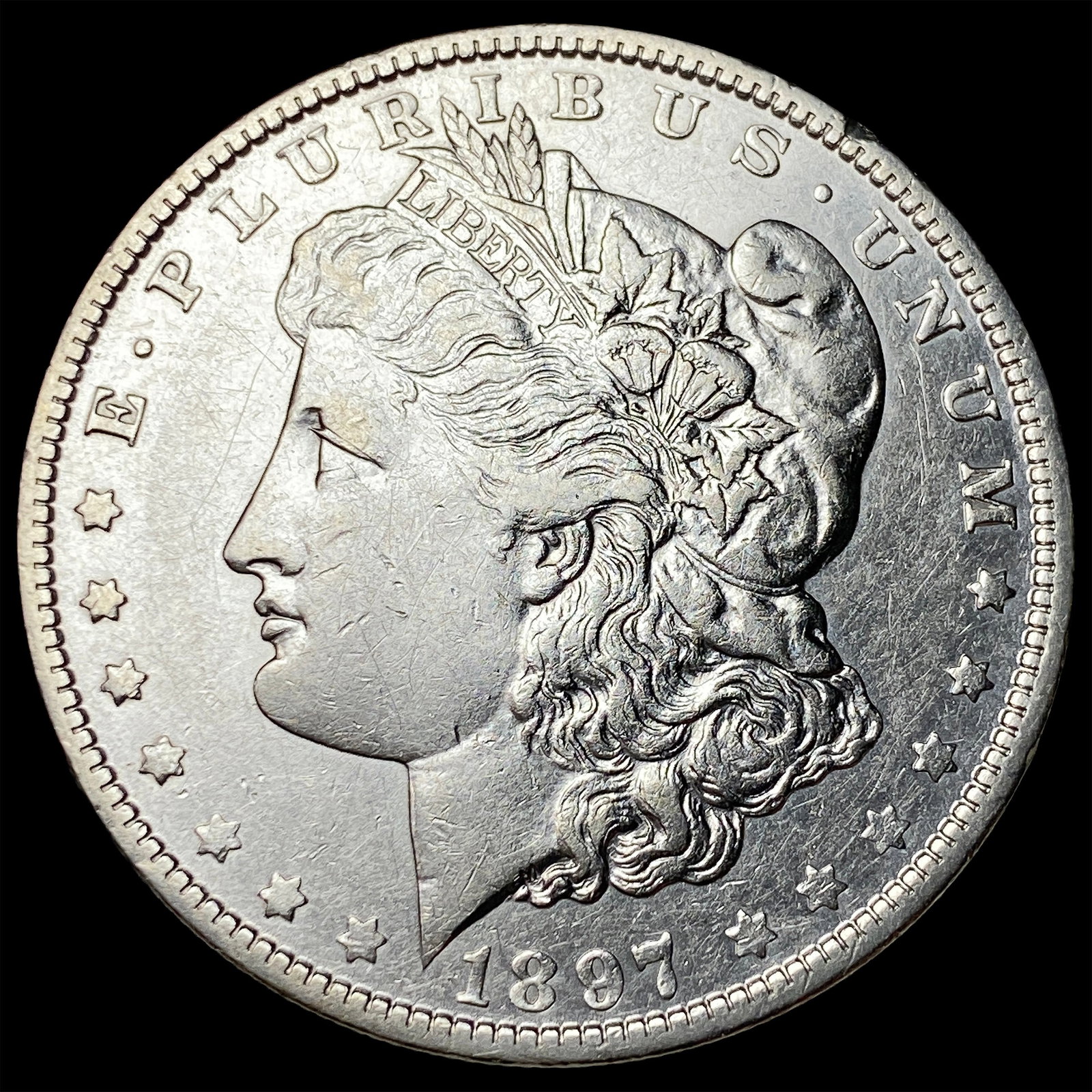 1897-O Silver Morgan Dollar CHOICE AU: 1897-O Silver Morgan Dollar CHOICE AU
