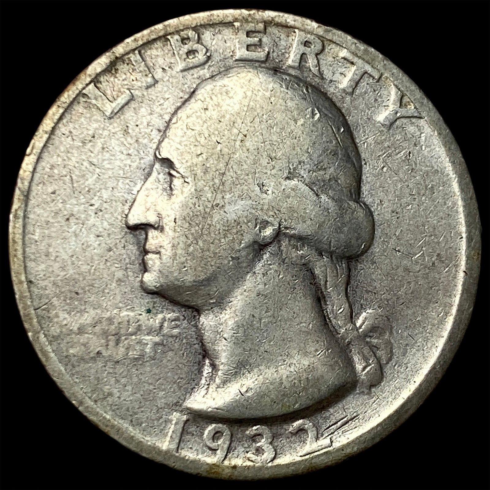 1932-D Silver Washington Quarter NICELY CIRCULATED: 1932-D Silver Washington Quarter NICELY CIRCULATED