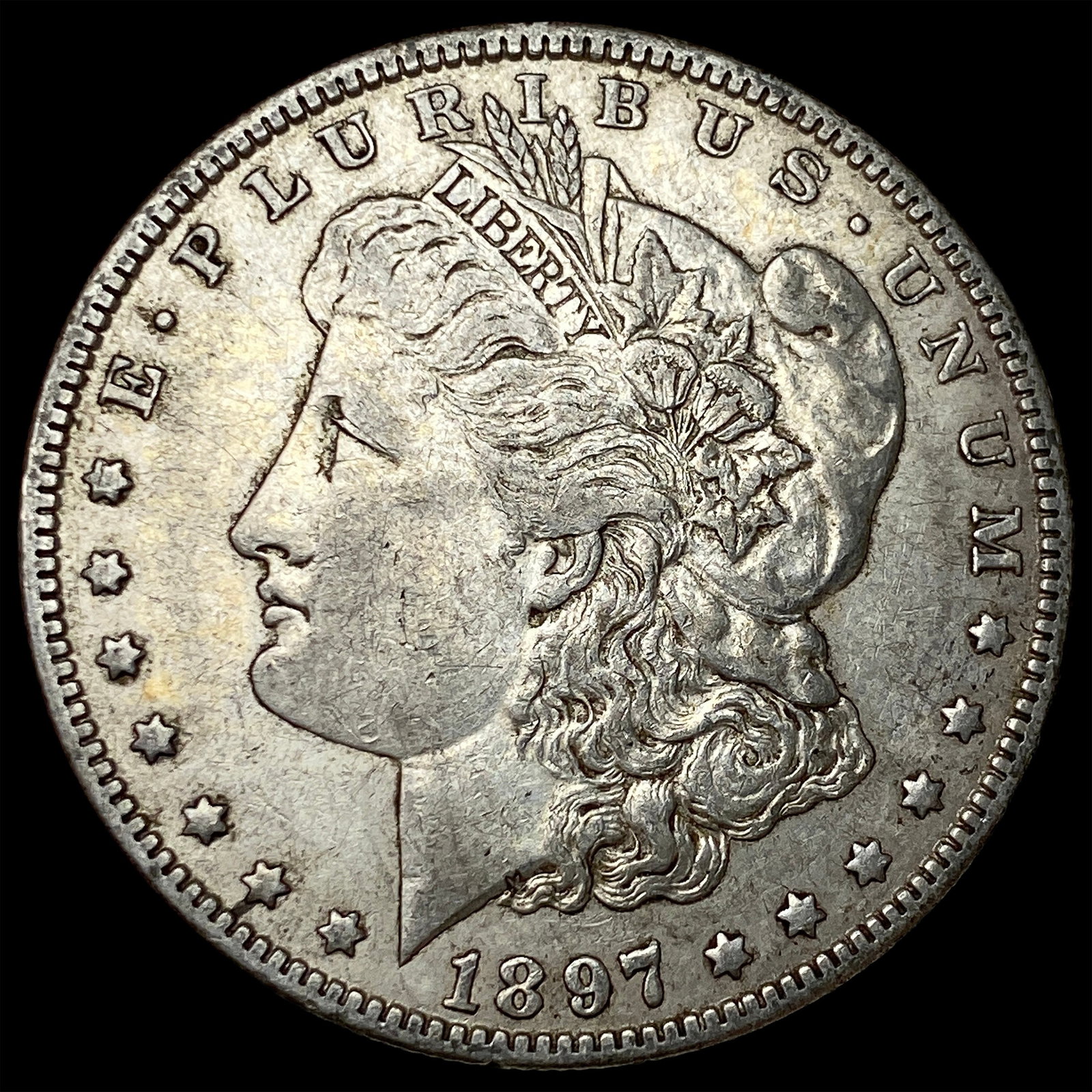 1897-O Silver Morgan Dollar NEARLY UNCIRCULATED: 1897-O Silver Morgan Dollar NEARLY UNCIRCULATED