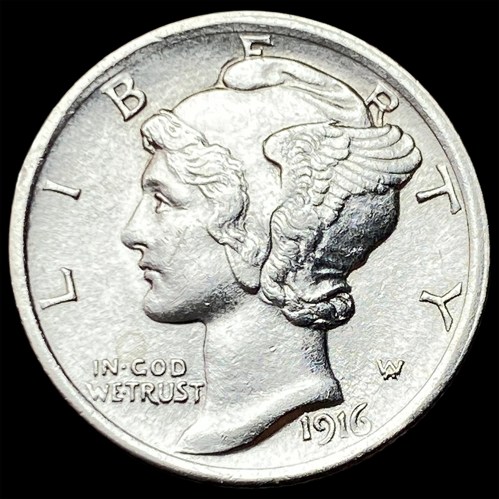 1916 Mercury Dime UNCIRCULATED (1 of 2)