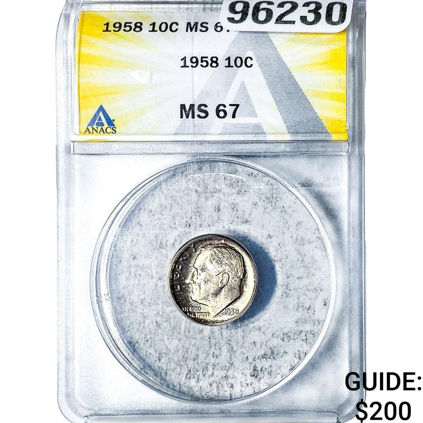 1958 Roosevelt Dime ANACS MS67 (1 of 2)