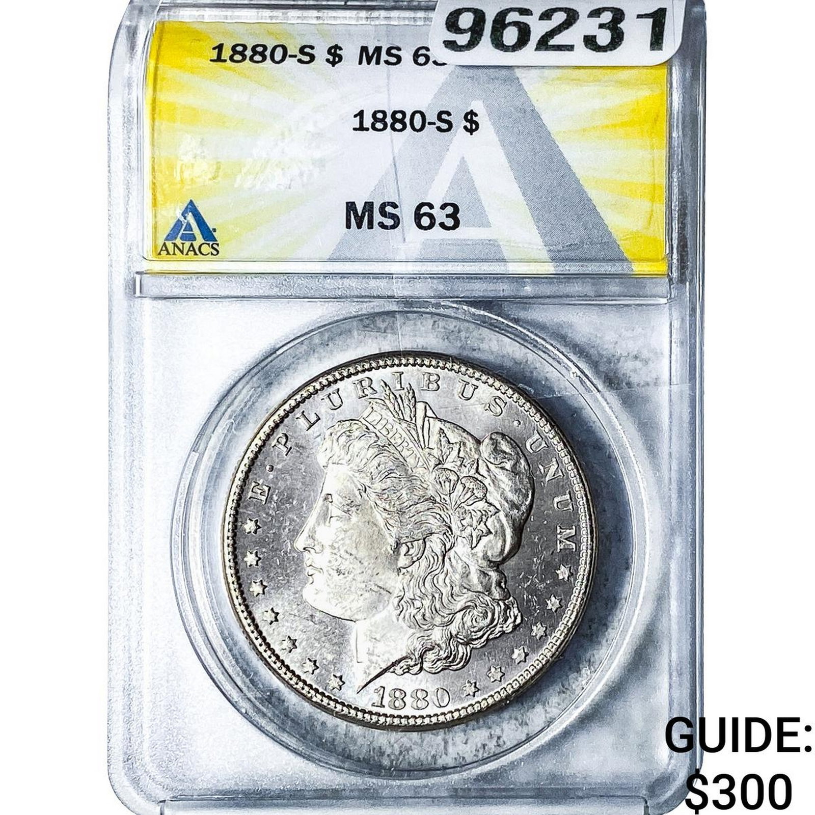 1880-S Morgan Silver Dollar ANACS MS63 (1 of 2)