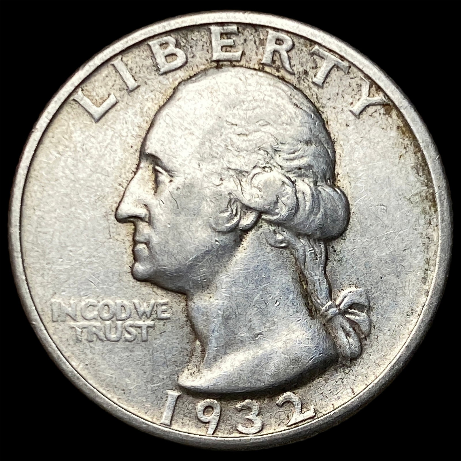 1932-S Silver Washington Quarter CLOSELY UNCIRCULATED: 1932-S Silver Washington Quarter CLOSELY UNCIRCULATED