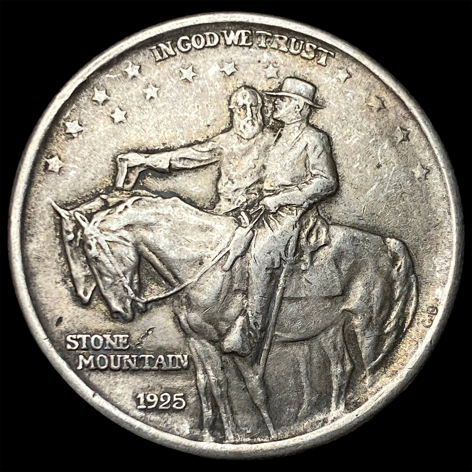1925 Stone Mountain Silver Half Dollar NEARLY UNCIRCULATED: 1925 Stone Mountain Silver Half Dollar NEARLY UNCIRCULATED