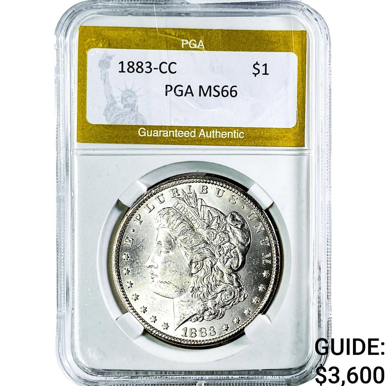 1883-CC Morgan Silver Dollar PGA MS66 (1 of 2)