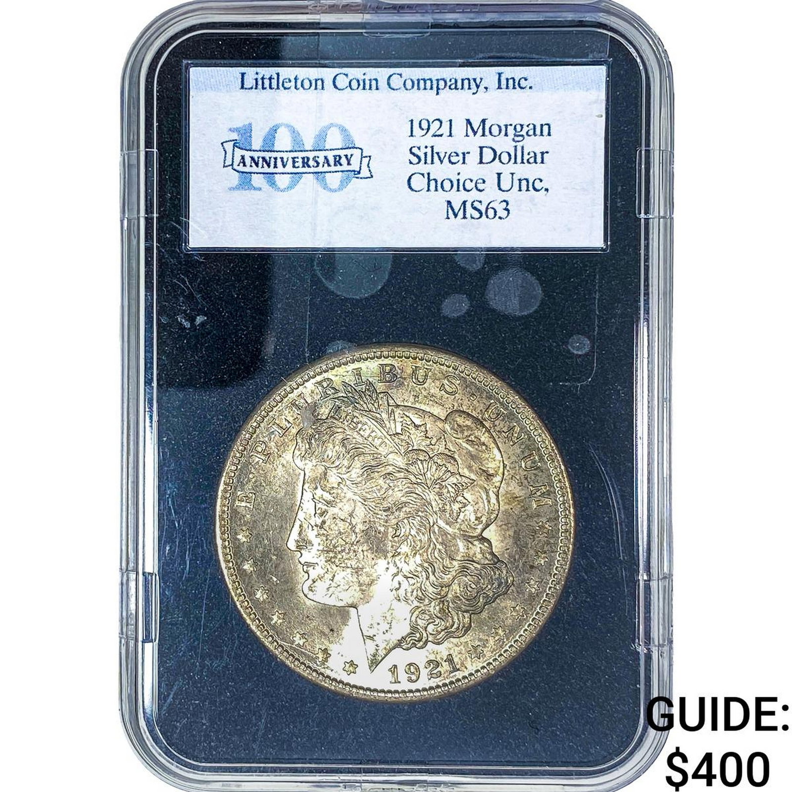 1921 Morgan Silver Dollar MS63: 1921 Morgan Silver Dollar MS63