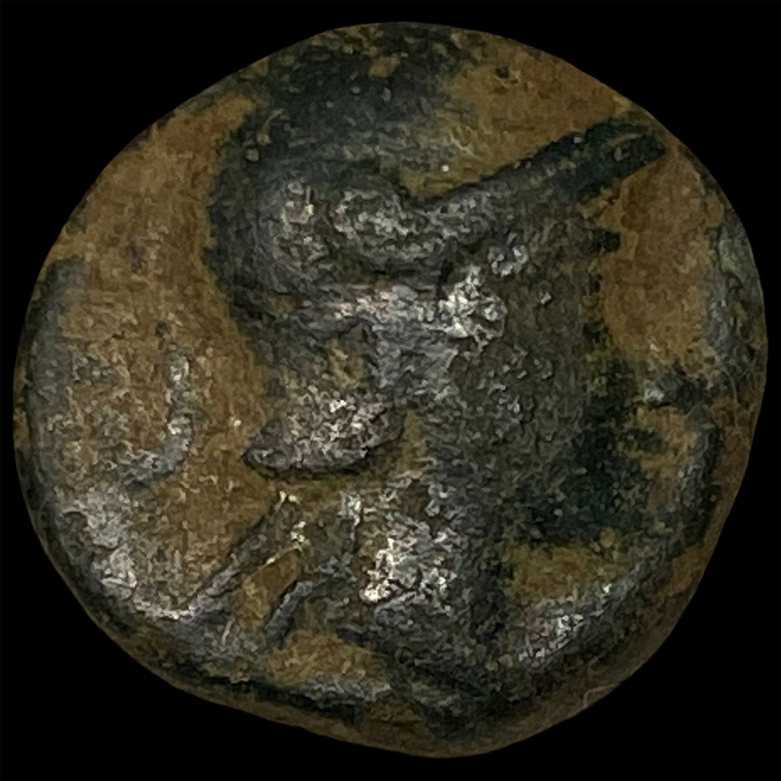 Nabataean Kingdom 3rd-2nd Century BC Bronze Coin: Nabataean Kingdom 3rd-2nd Century BC Bronze Coin