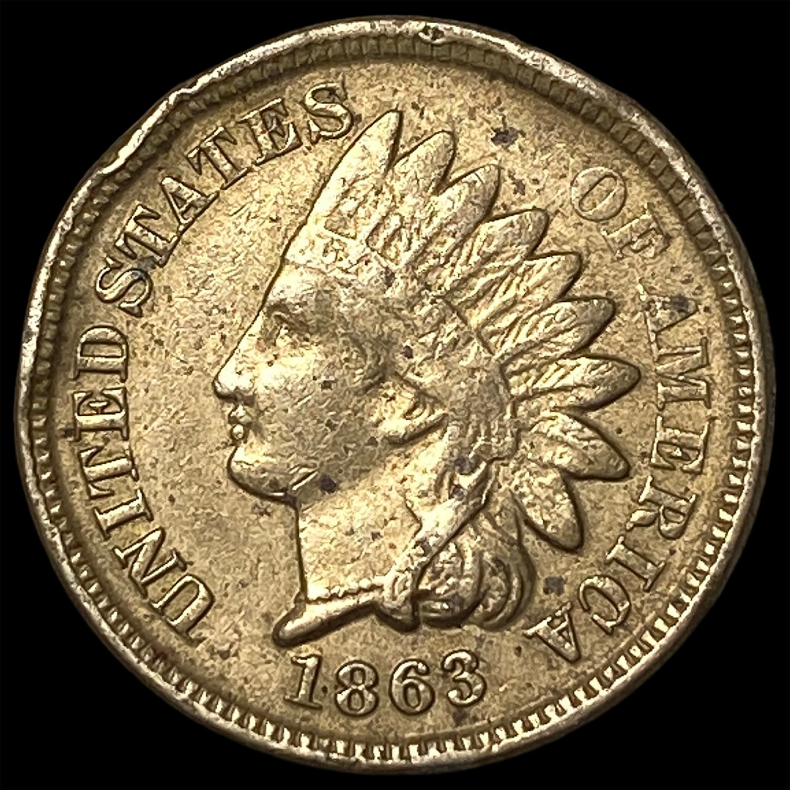 1863 Indian Head Cent HIGH GRADE: 1863 Indian Head Cent HIGH GRADE