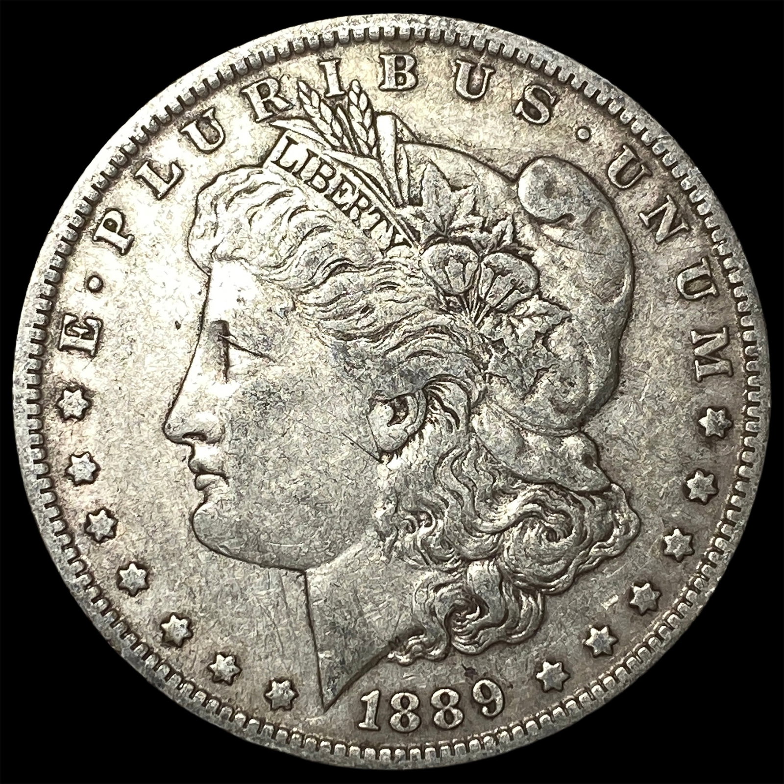 1889-S Silver Morgan Dollar CLOSELY UNCIRCULATED: 1889-S Silver Morgan Dollar CLOSELY UNCIRCULATED