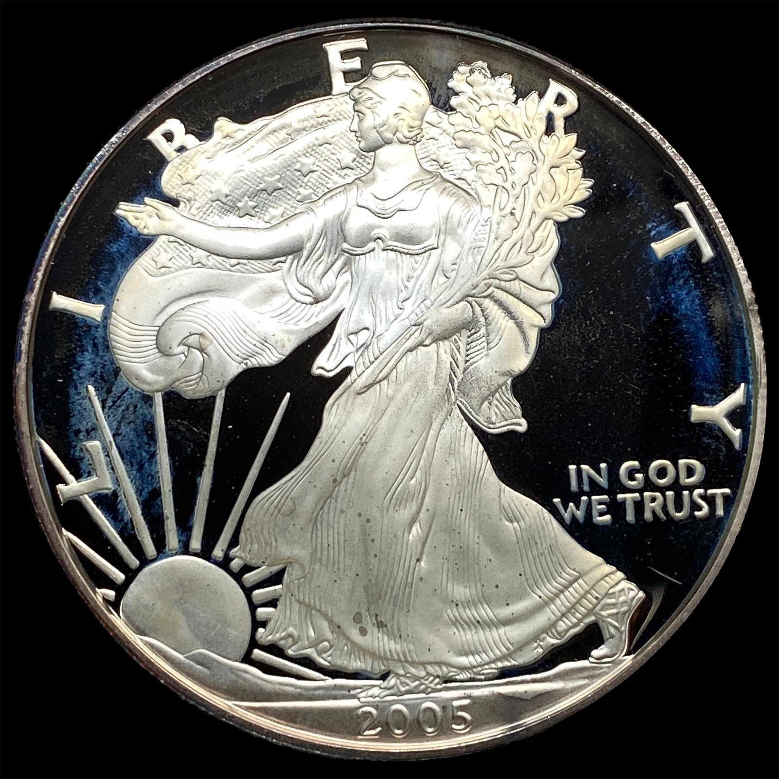2005-W Silver American Eagle Proof GEM PROOF (1 of 2)