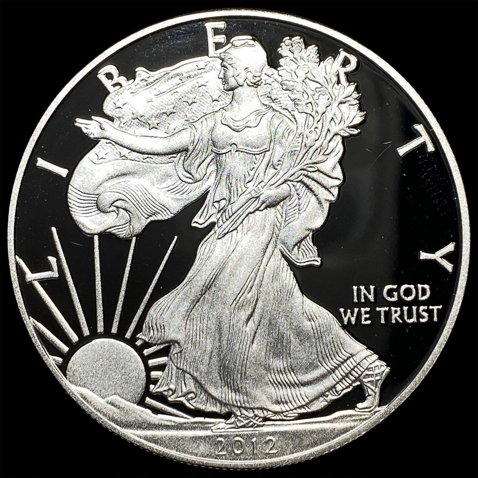 2012-W Silver American Eagle Proof $1 GEM PROOF (1 of 2)