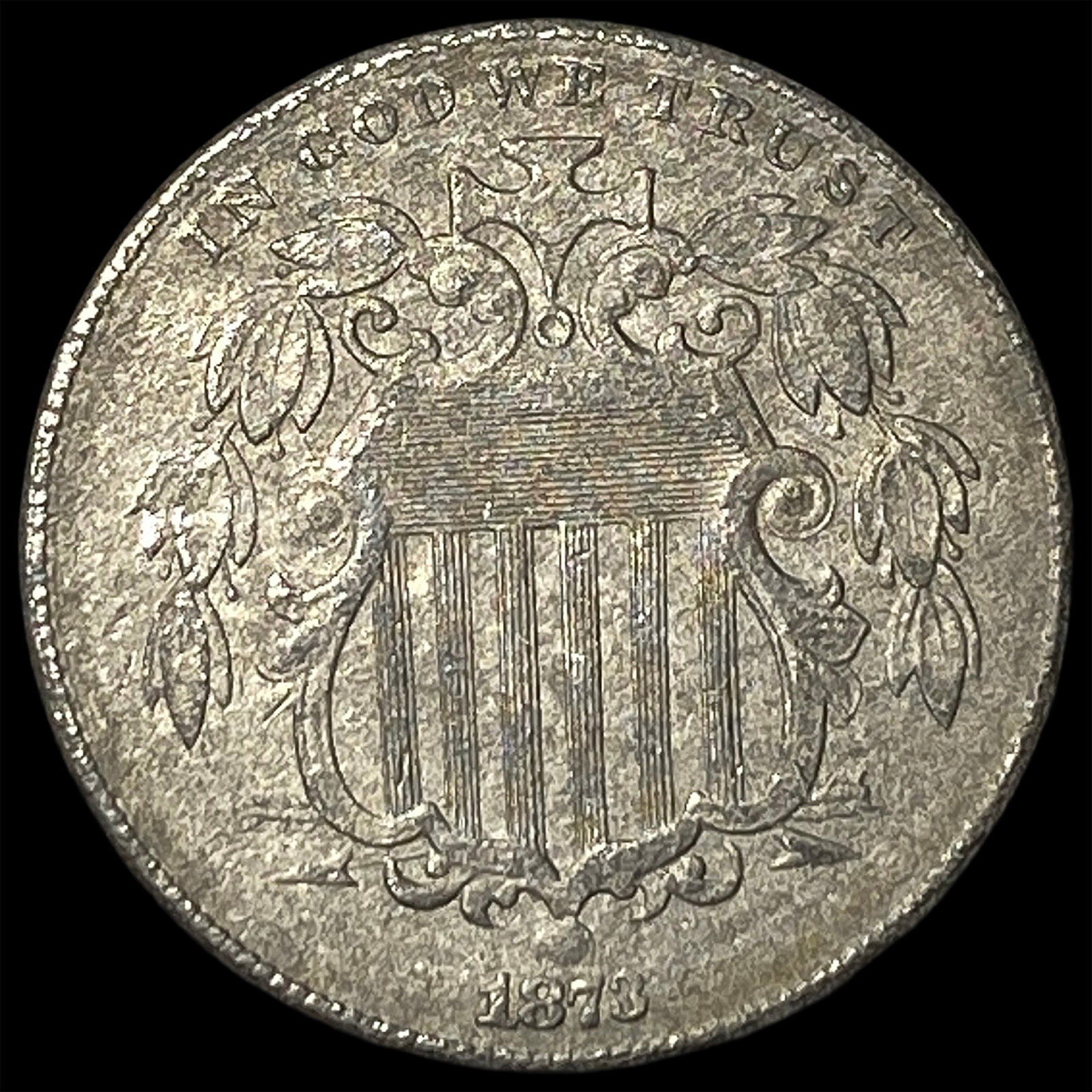 1875 Shield Nickel HIGH GRADE (1 of 2)