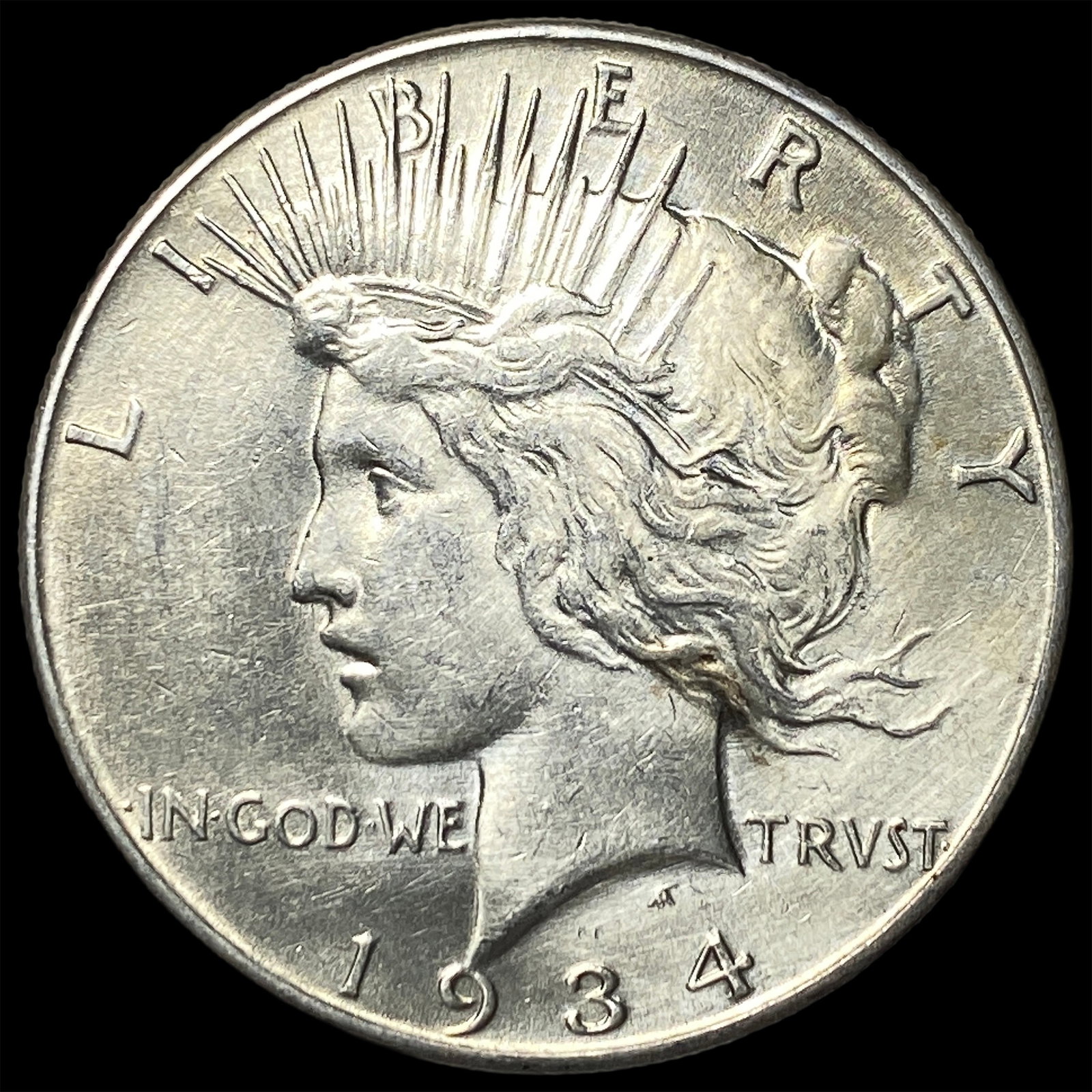 1934 Silver Peace Dollar HIGH GRADE (1 of 2)