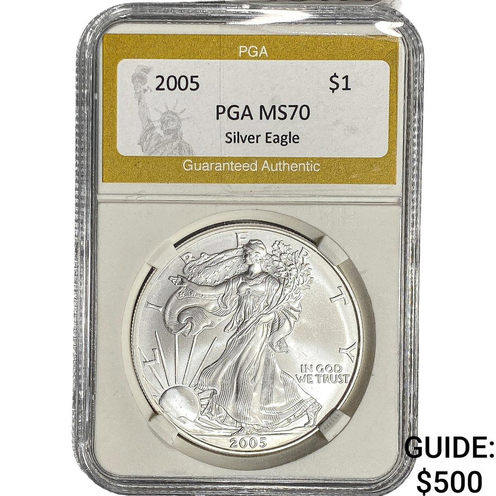 2005 American Silver Eagle PGA MS70 (1 of 2)