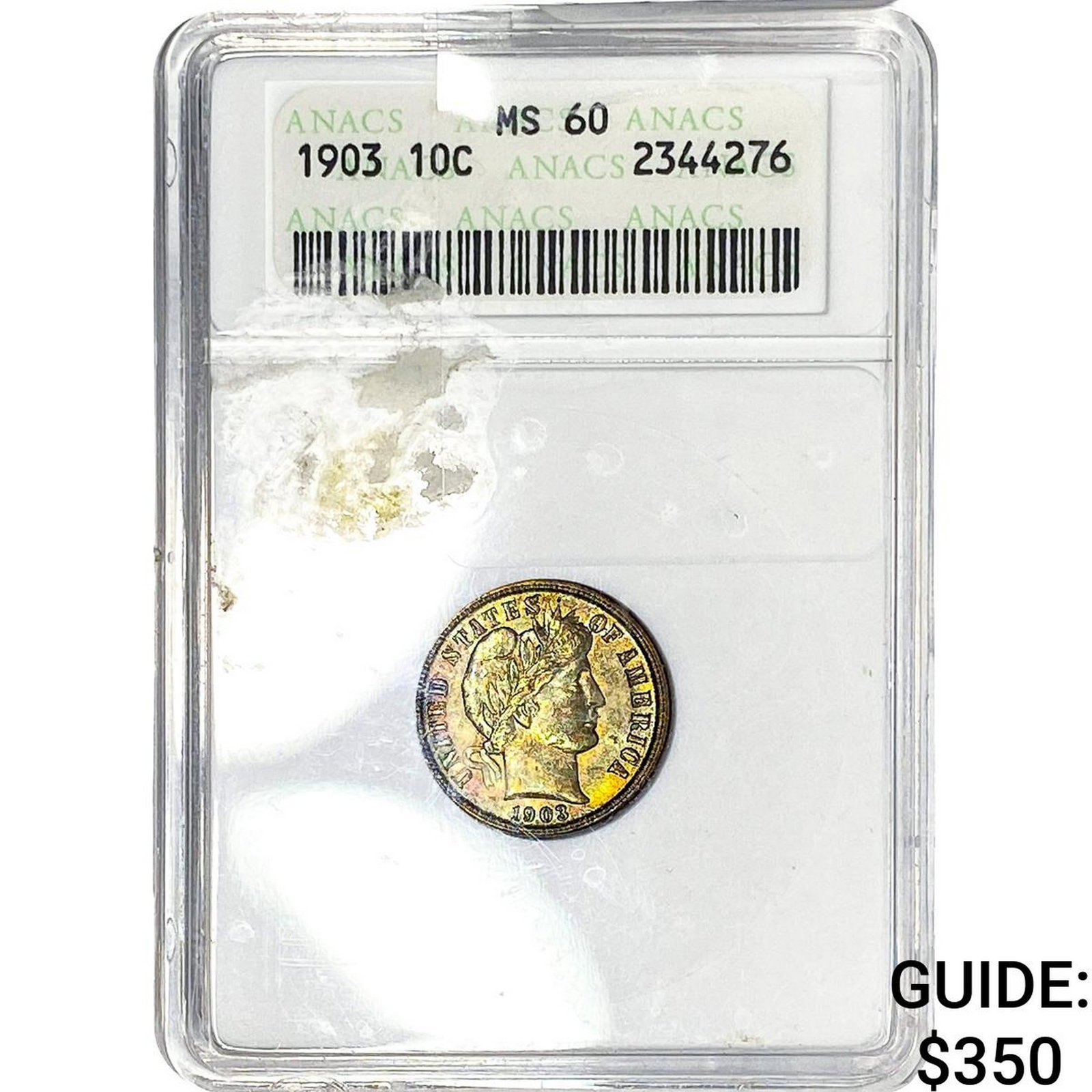 1903 Barber Dime ANACS MS60 (1 of 2)