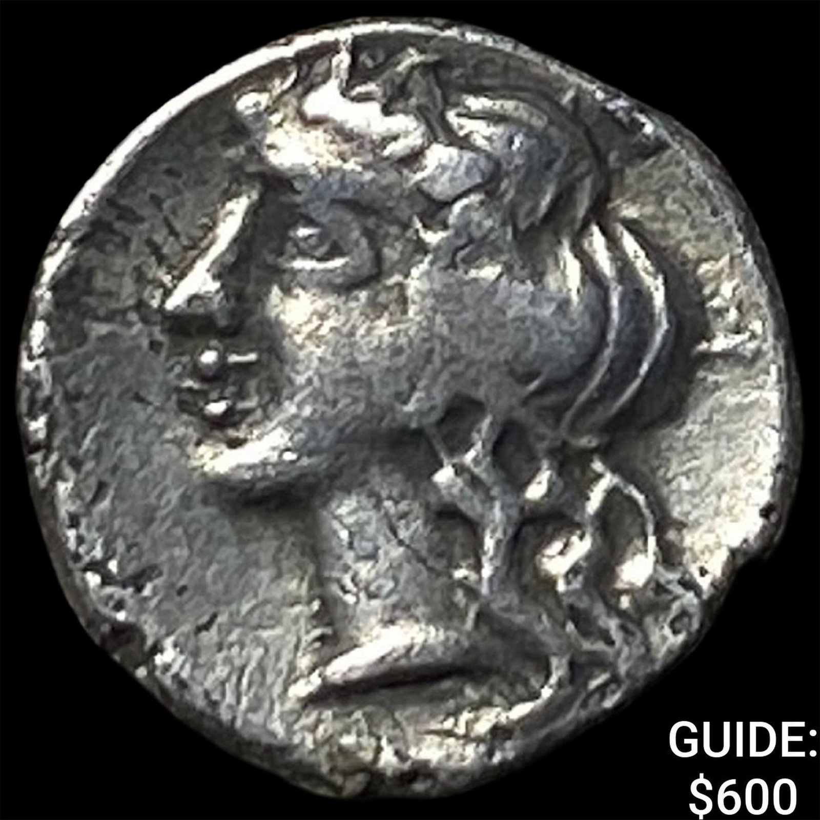 Greek Akarnania Anaktorion Silver Hemidrachm: Greek Akarnania Anaktorion Silver Hemidrachm