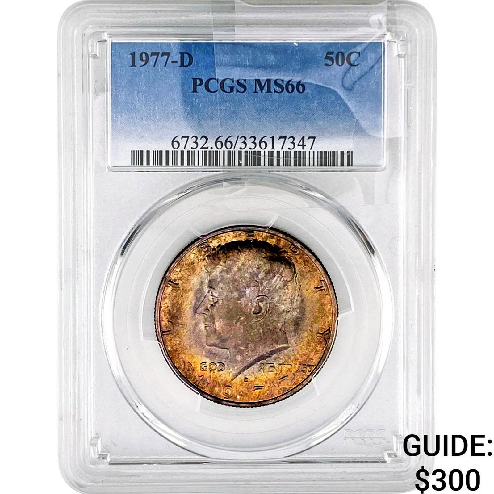 1977-D Kennedy Half Dollar PCGS MS66 (1 of 2)