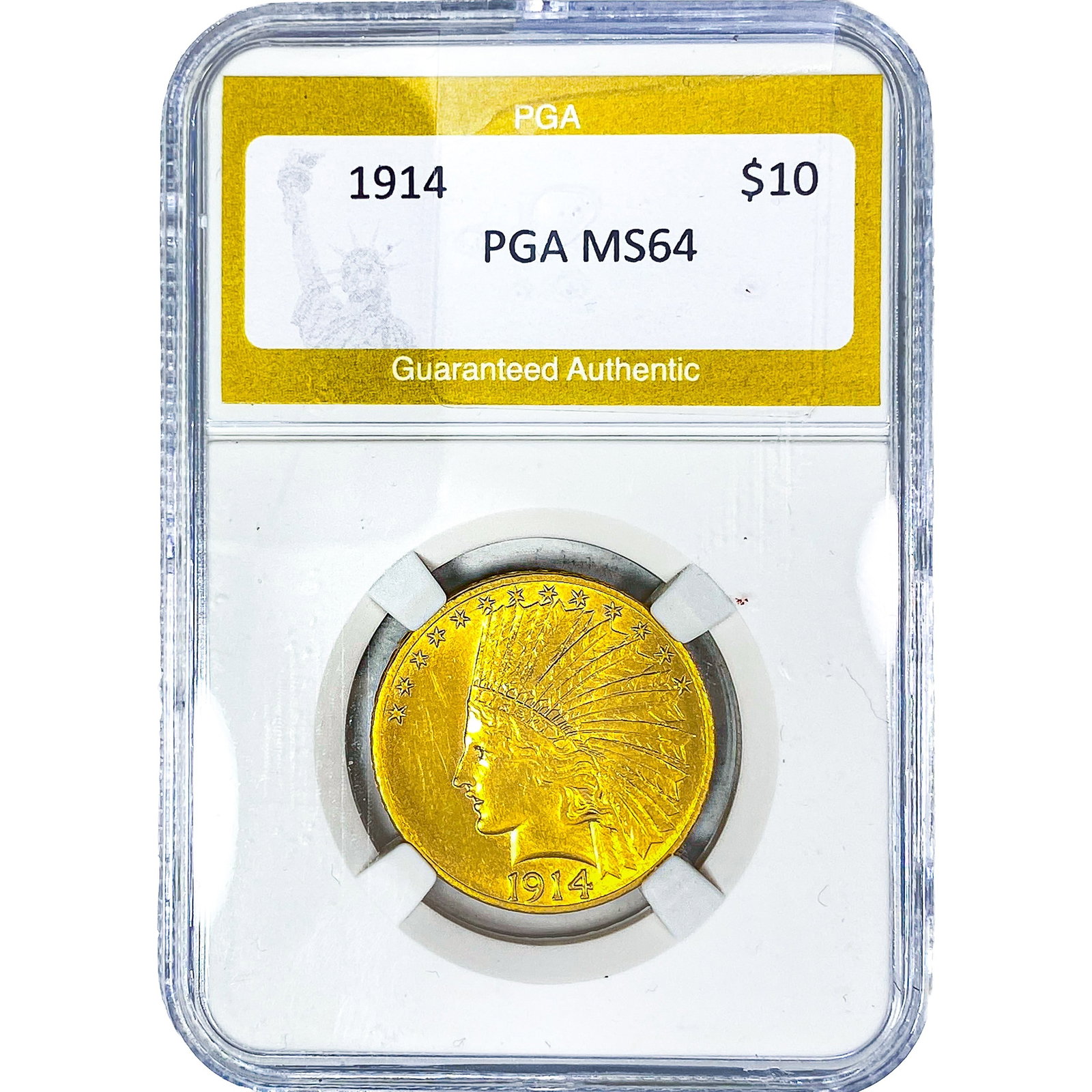 1914 $10 Gold Eagle PGA MS64 (1 of 2)