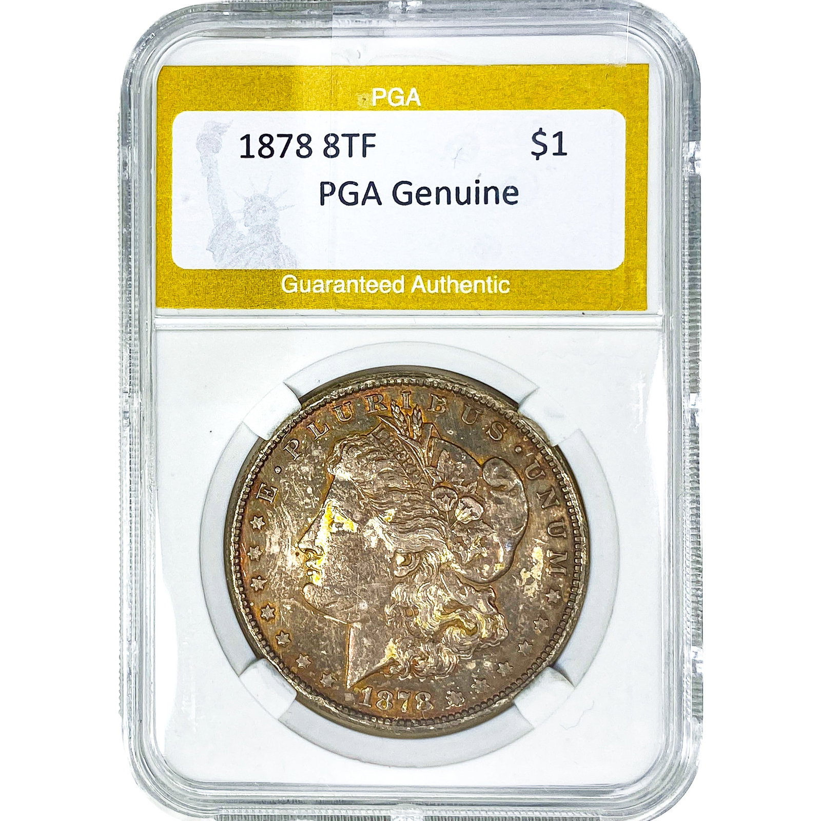 1878 8TF Morgan Silver Dollar PGA G (1 of 2)