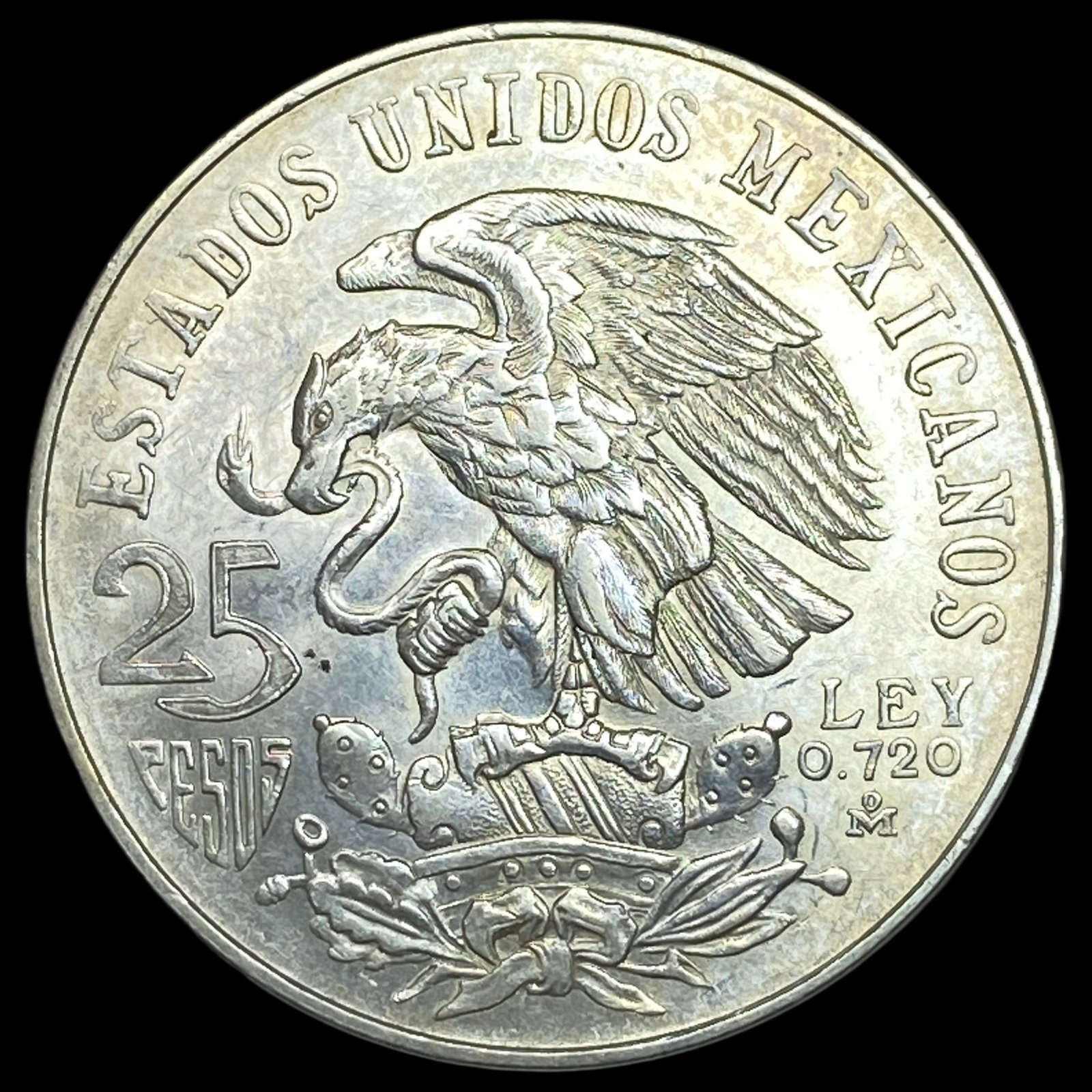 1968 Mexico Silver25 Pesos- Olympics UNCIRCULATED (1 of 2)
