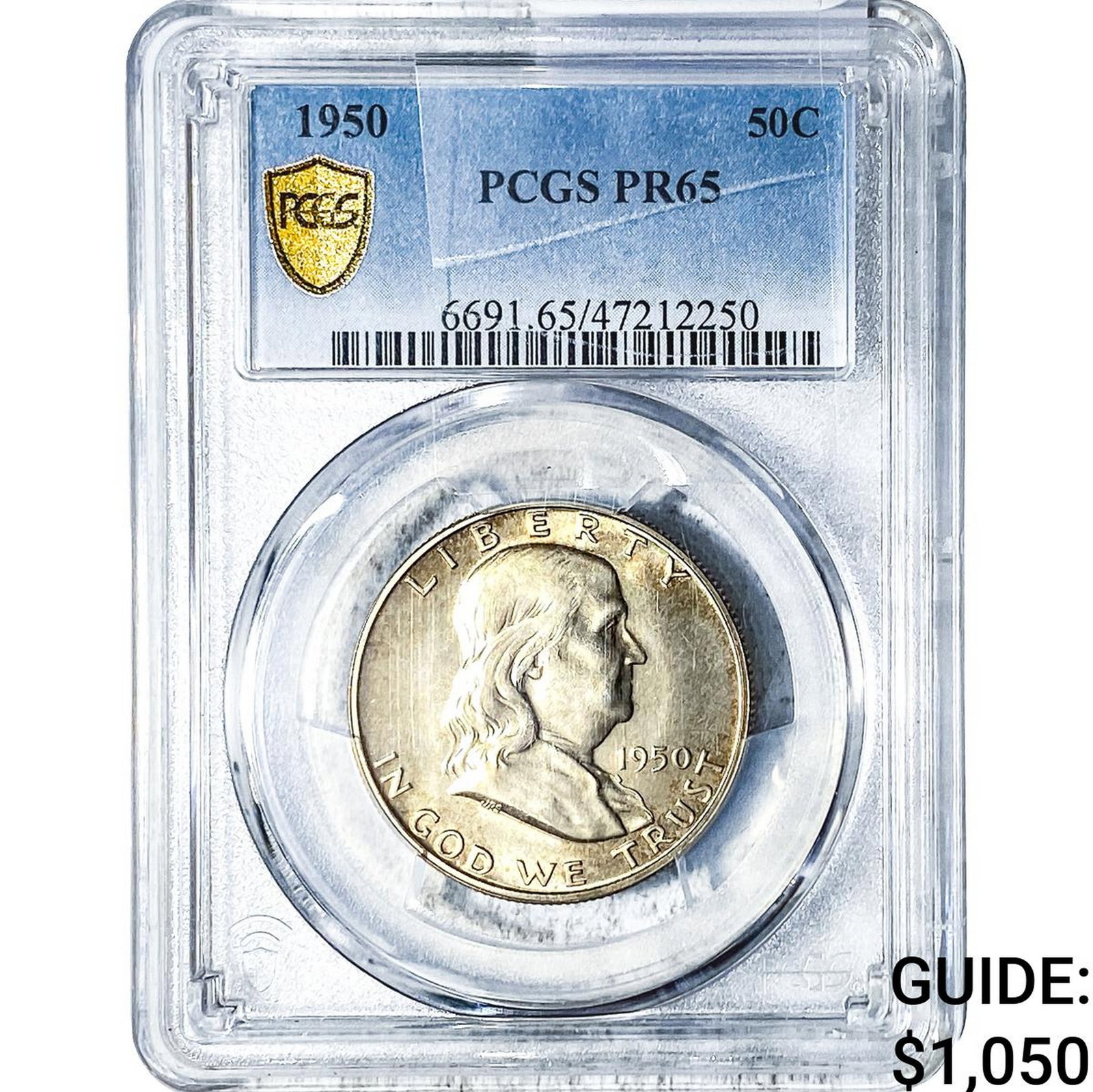 1950 Franklin Half Dollar PCGS PR65 (1 of 2)