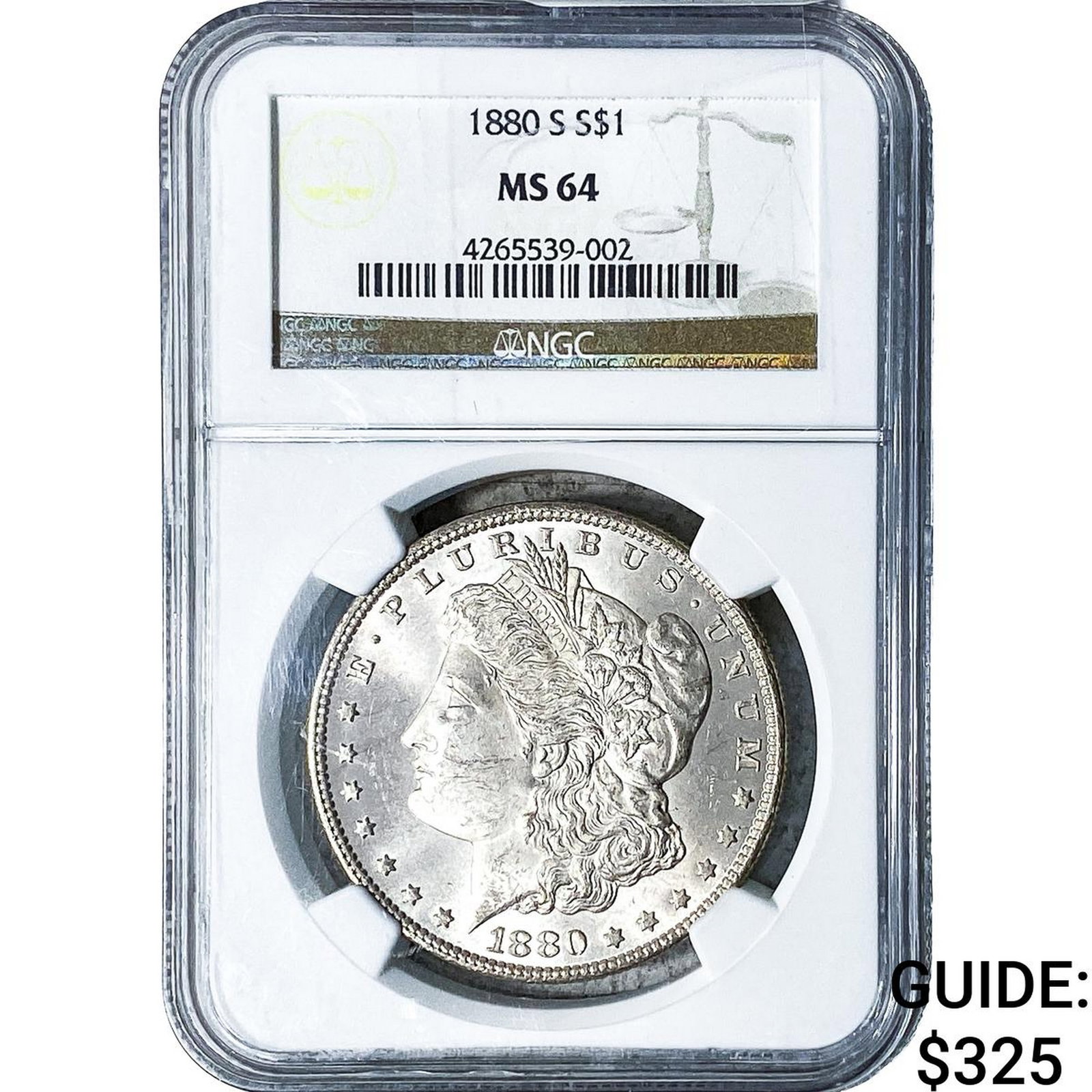 1880-S Morgan Silver Dollar NGC MS64 (1 of 2)
