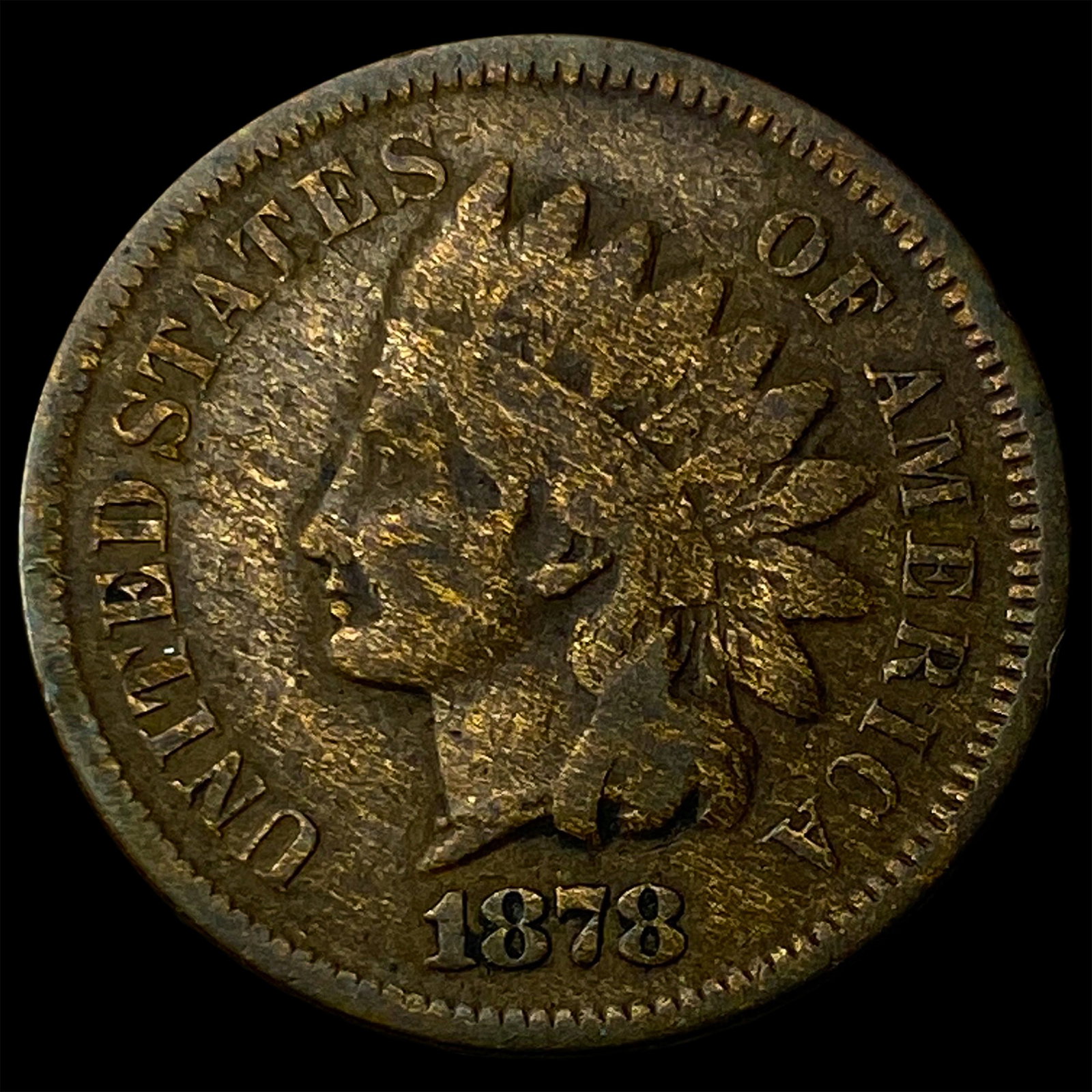 1878 Indian Head Cent NEARLY UNCIRCULATED: 1878 Indian Head Cent NEARLY UNCIRCULATED