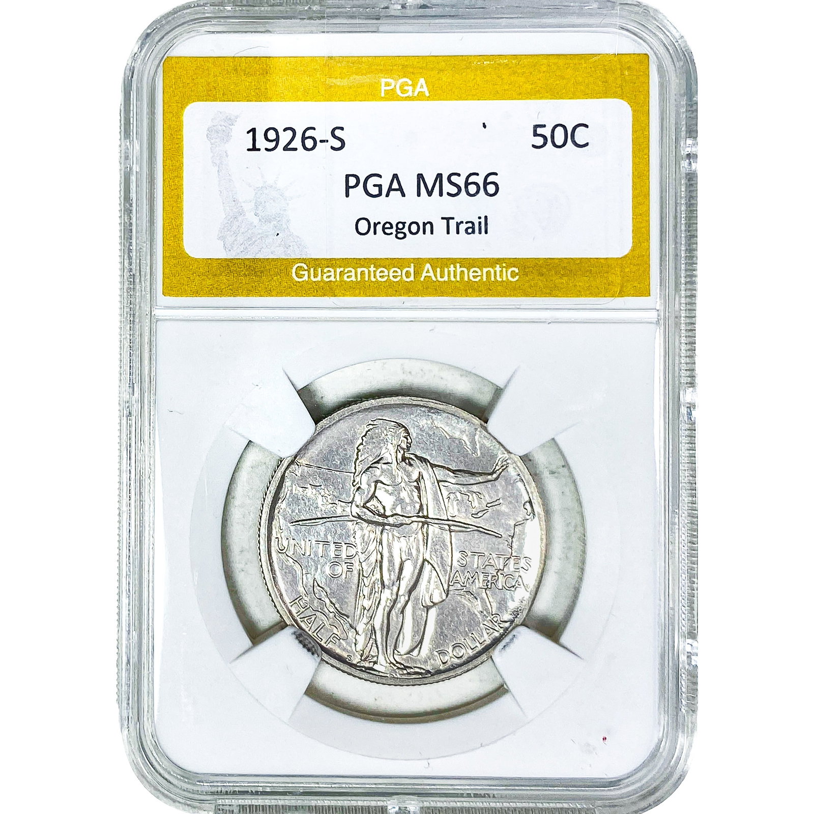 1926-S Oregon Trail Half Dollar PGA MS66 (1 of 2)