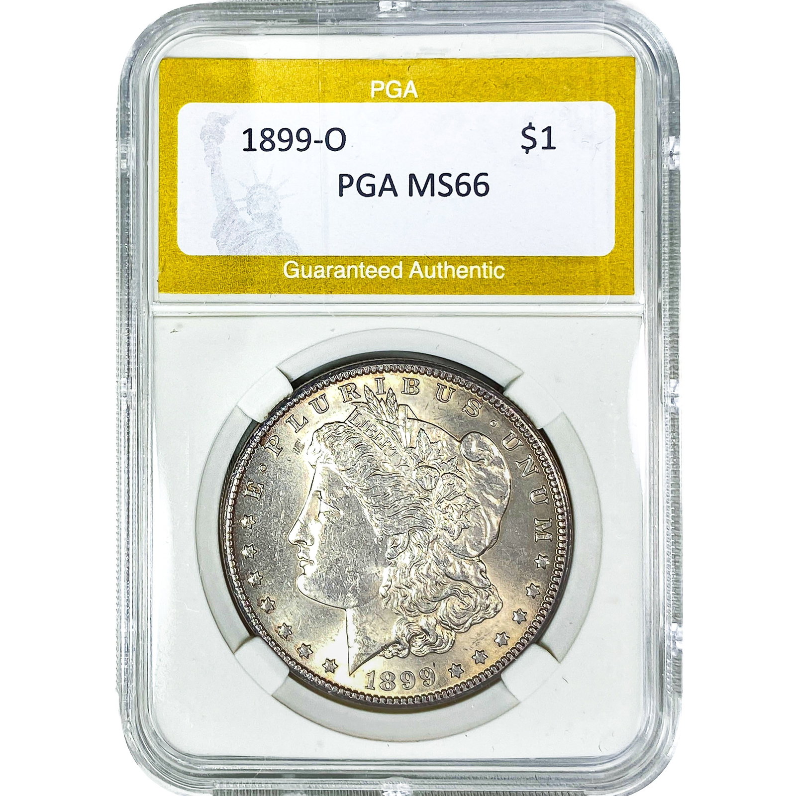 1899-O Morgan Silver Dollar PGA MS66: 1899-O Morgan Silver Dollar PGA MS66