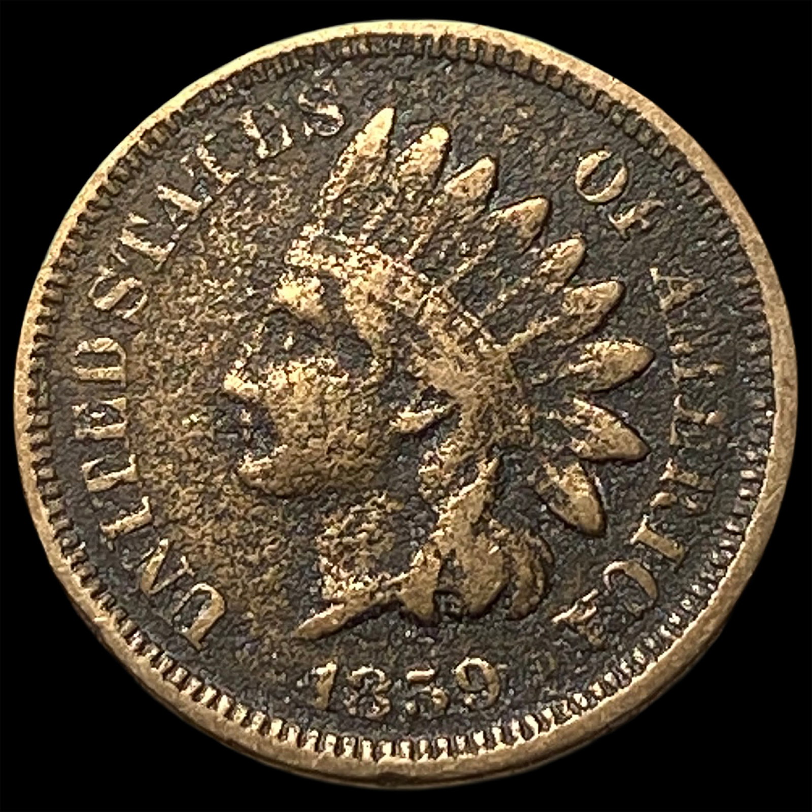 1839 Indian Head Cent NEARLY UNCIRCULATED: 1839 Indian Head Cent NEARLY UNCIRCULATED