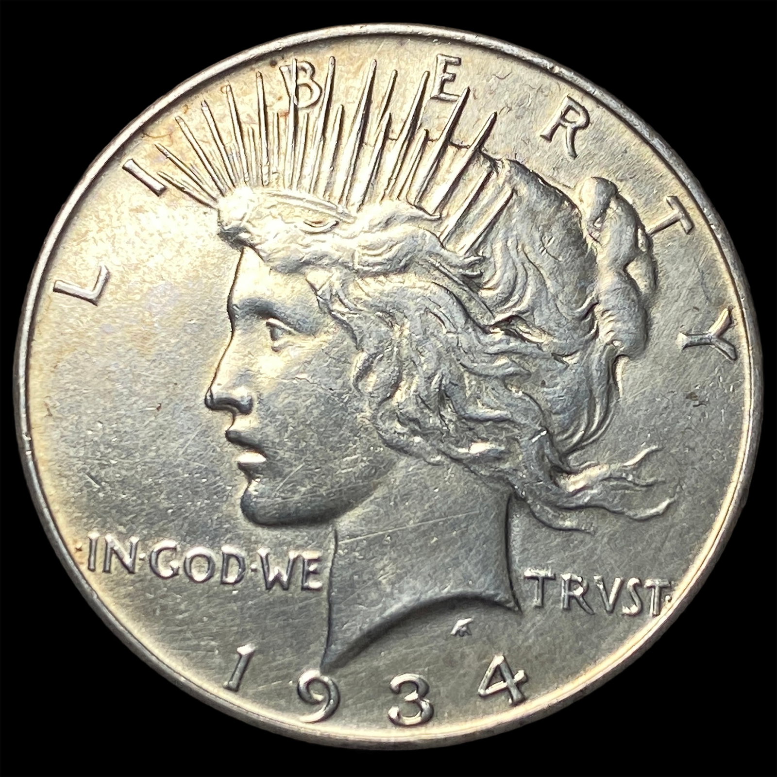 1934 Silver Peace Dollar UNCIRCULATED: 1934 Silver Peace Dollar UNCIRCULATED