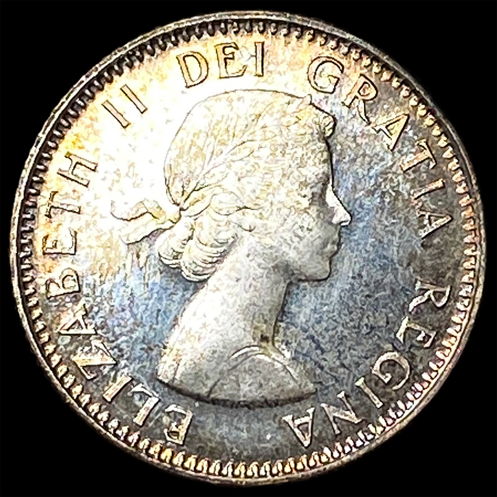 1954 Canada Silver 10 Cents (1 of 2)