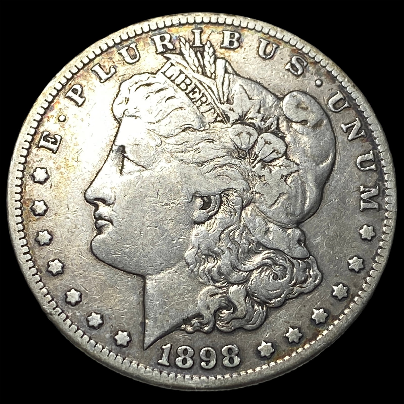 1898-S Silver Morgan Dollar NEARLY UNCIRCULATED: 1898-S Silver Morgan Dollar NEARLY UNCIRCULATED
