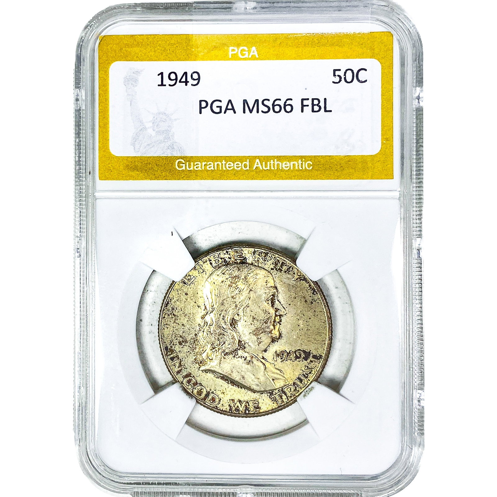1949 Franklin Half Dollar PGA MS66 FBL (1 of 2)