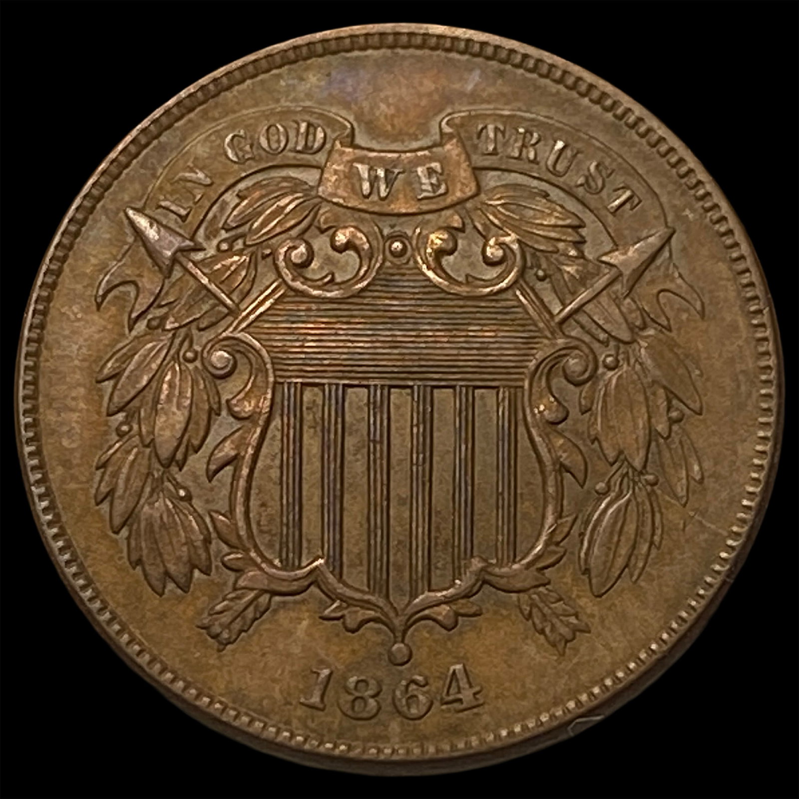 1864 Two-Cent Piece UNCIRCULATED (1 of 2)