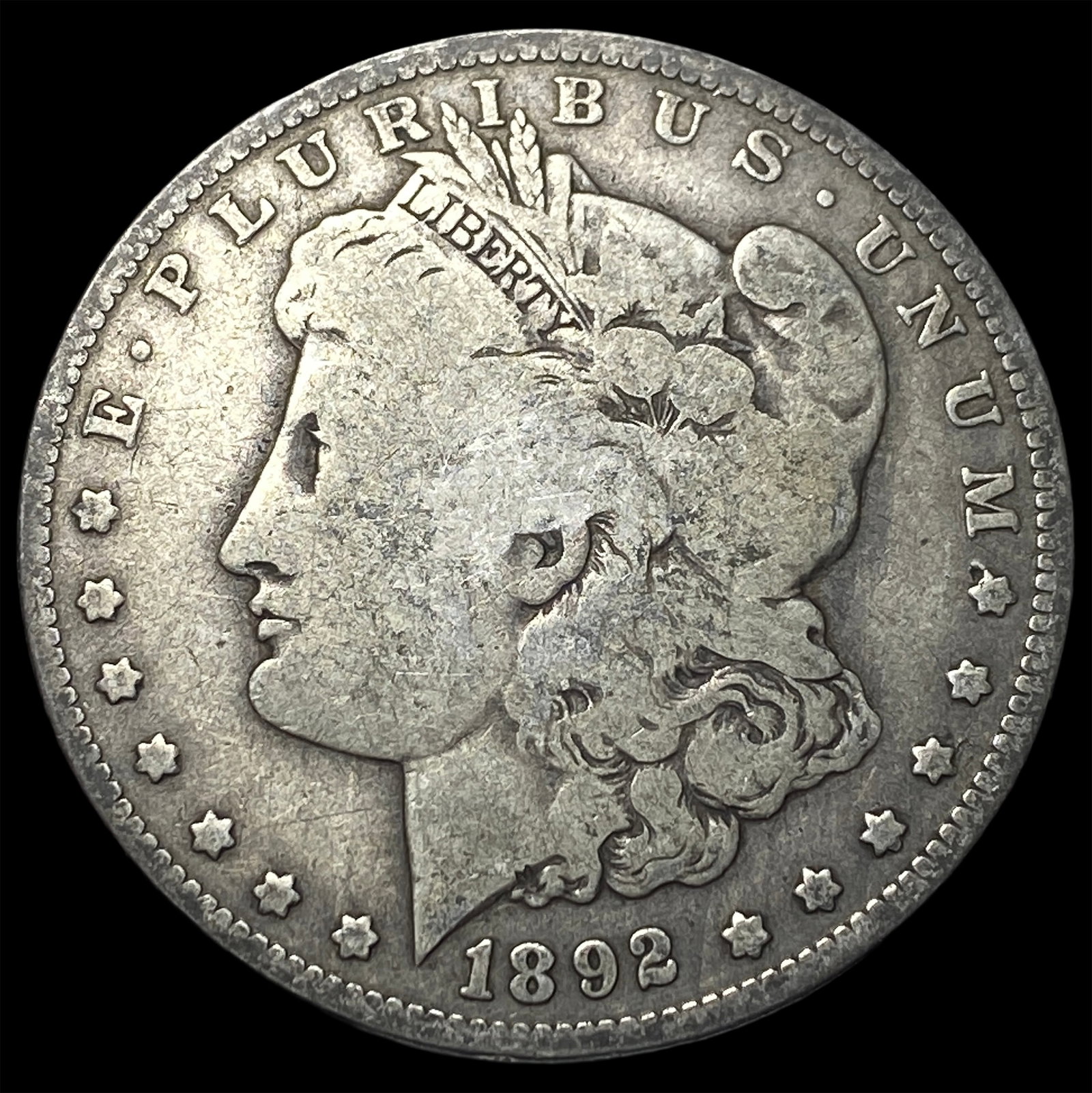 1892-O Silver Morgan Dollar LIGHTLY CIRCULATED: 1892-O Silver Morgan Dollar LIGHTLY CIRCULATED
