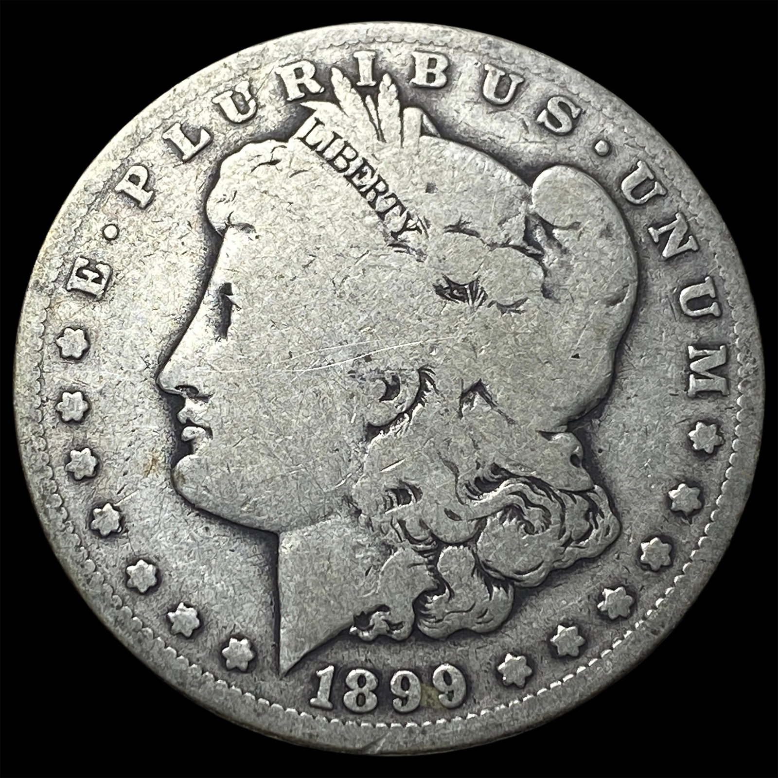 1899-S Silver Morgan Dollar NICELY CIRCULATED: 1899-S Silver Morgan Dollar NICELY CIRCULATED