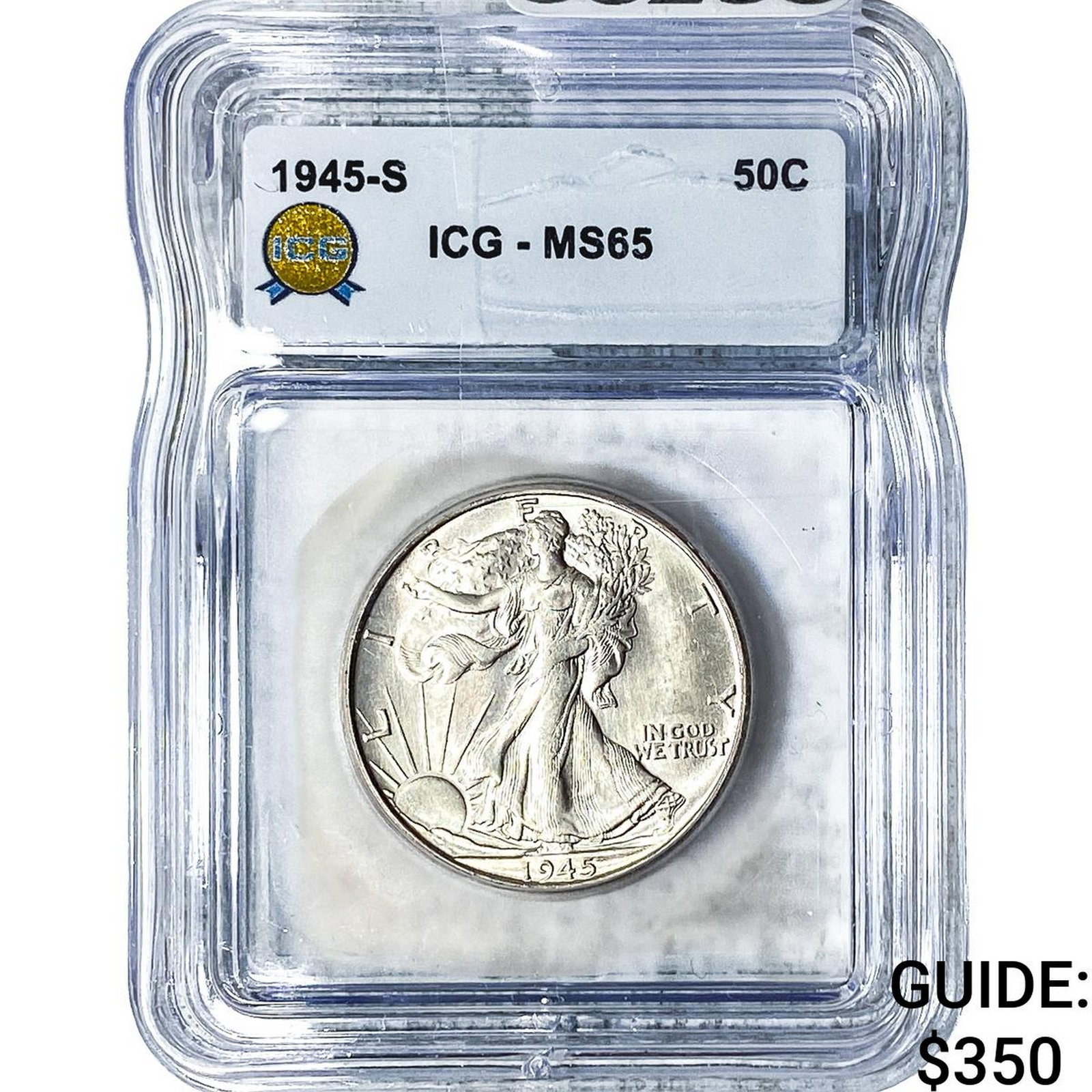 1945-S Walking Liberty Half Dollar ICG MS65 (1 of 2)
