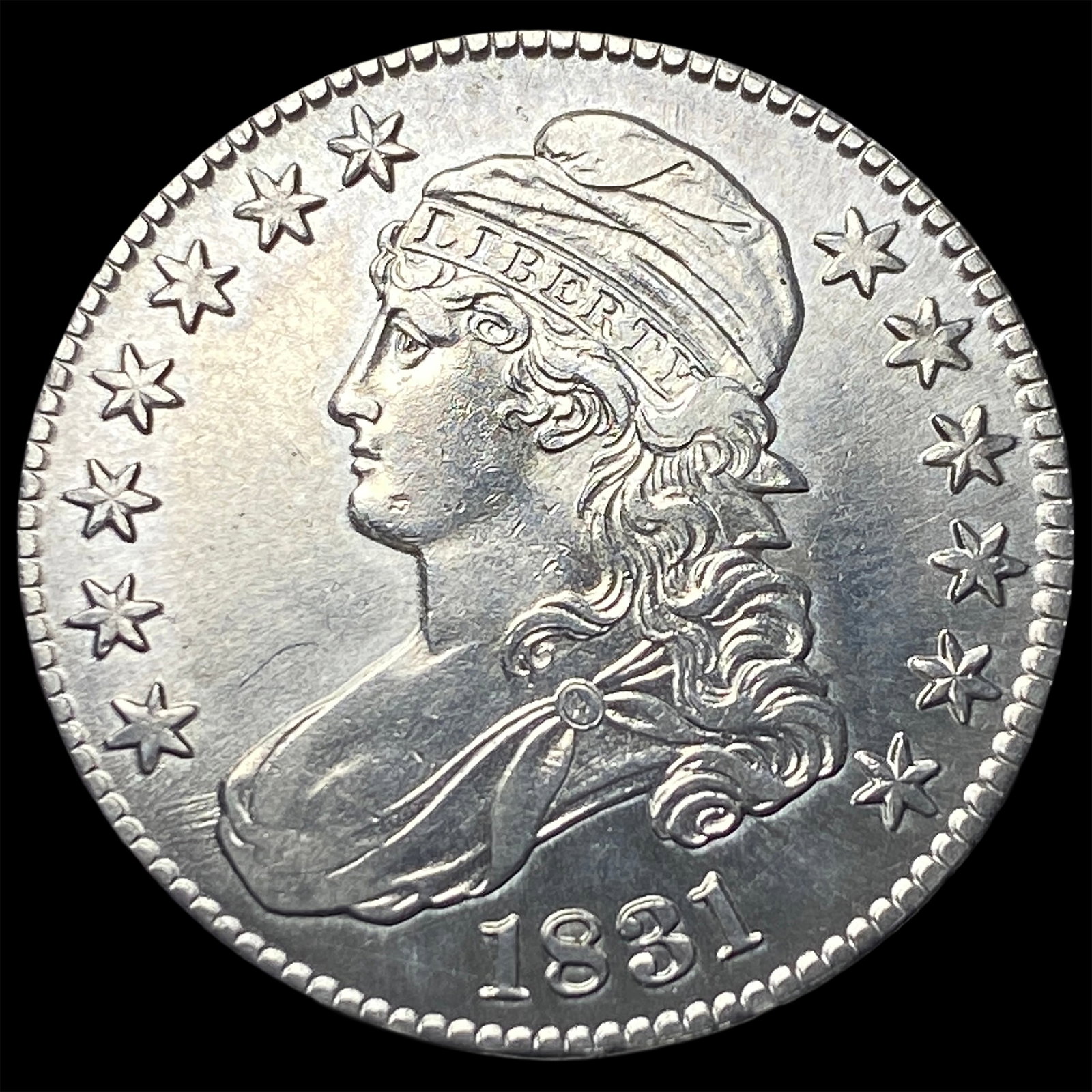 1831 Capped Bust Half Dollar UNCIRCULATED (1 of 2)
