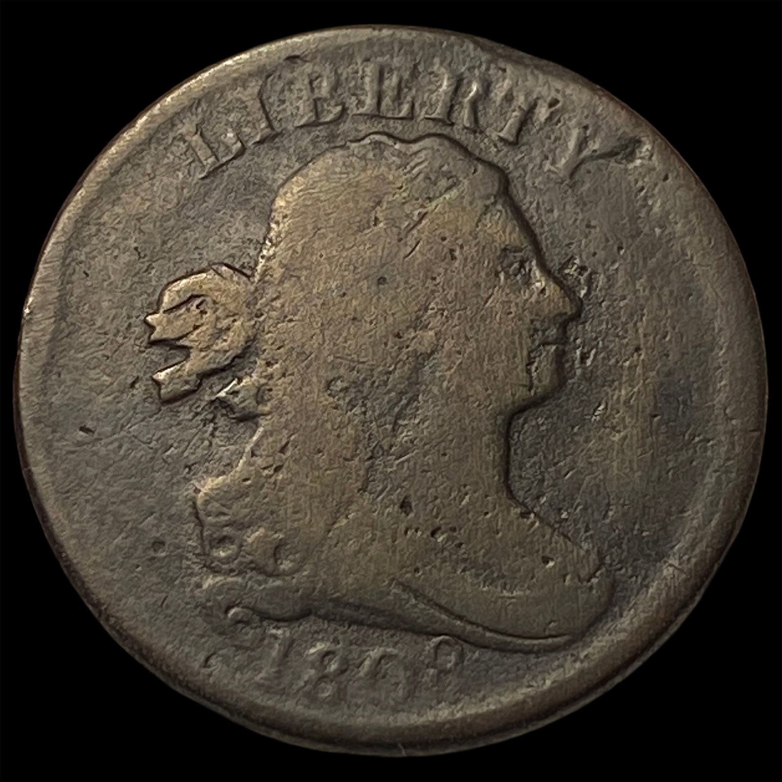 1808 Draped Bust Half Cent LIGHTLY CIRCULATED (1 of 2)