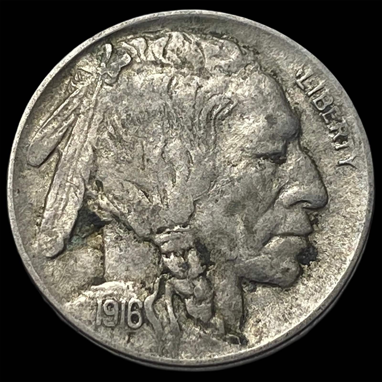 1916-D Buffalo Nickel NEARLY UNCIRCULATED: 1916-D Buffalo Nickel NEARLY UNCIRCULATED