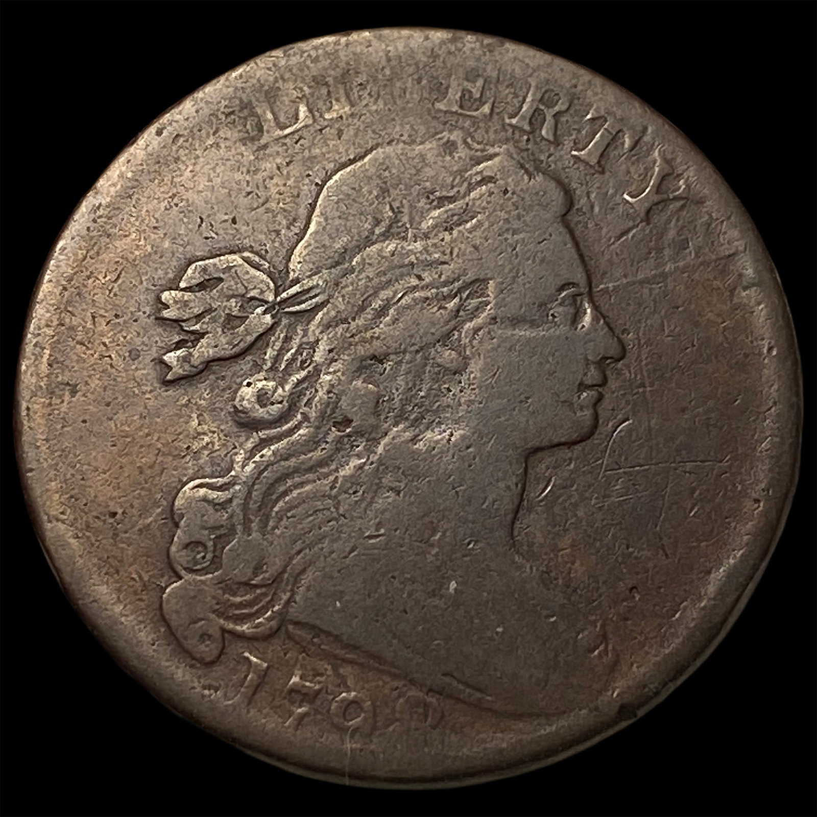 1798 Draped Bust Large Cent LIGHTLY CIRCULATED (1 of 2)