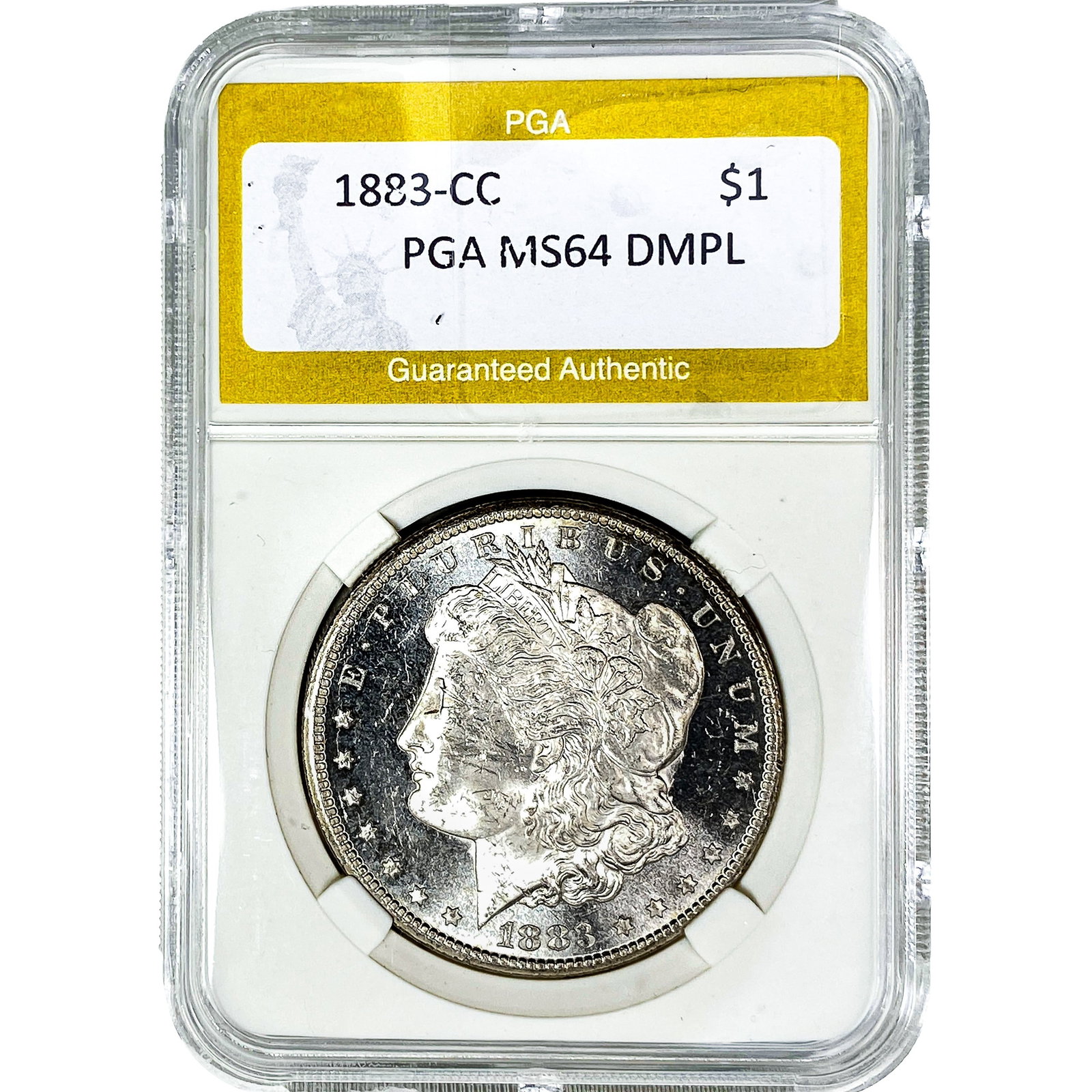 1883-CC Morgan Silver Dollar PGA MS64 DMPL (1 of 2)