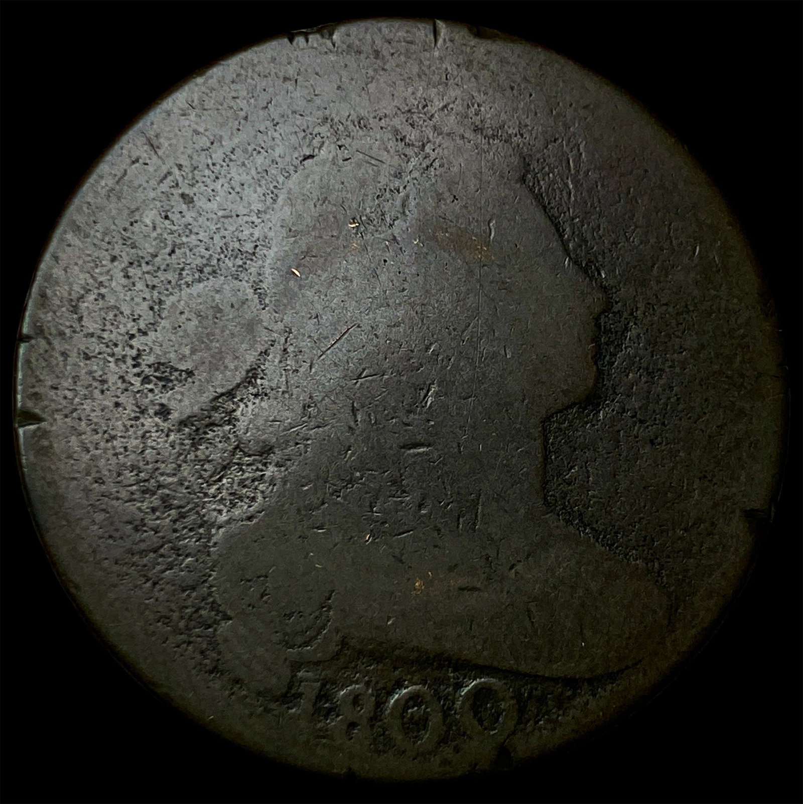 1800 Draped Bust Large Cent NICELY CIRCULATED: 1800 Draped Bust Large Cent NICELY CIRCULATED