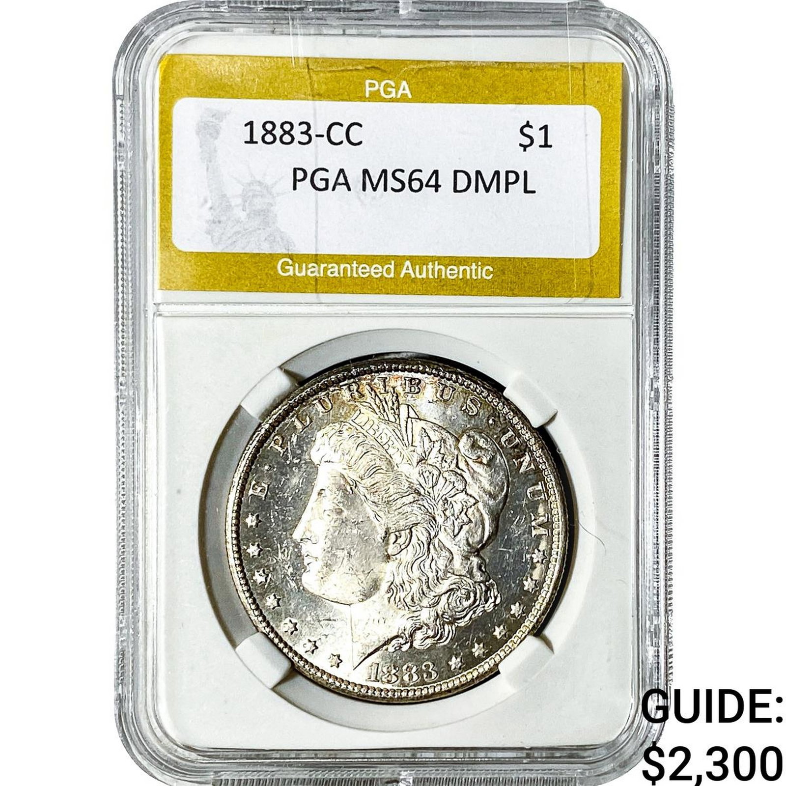 1883-CC Morgan Silver Dollar PGA MS64 DMPL (1 of 2)