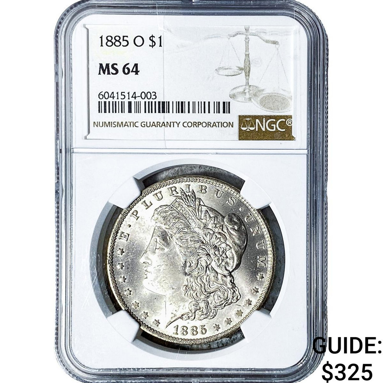 1885-O Morgan Silver Dollar NGC MS64 (1 of 2)