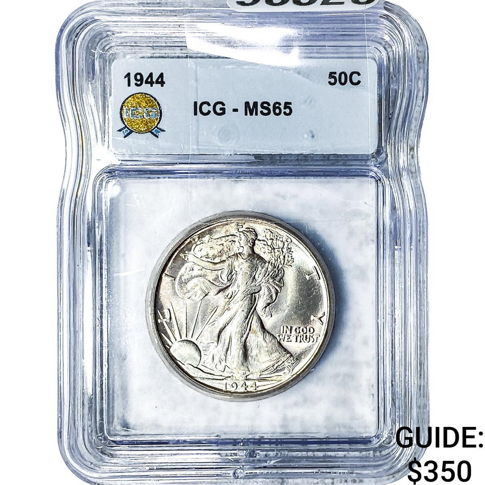 1944 Walking Liberty Half Dollar ICG MS65: 1944 Walking Liberty Half Dollar ICG MS65