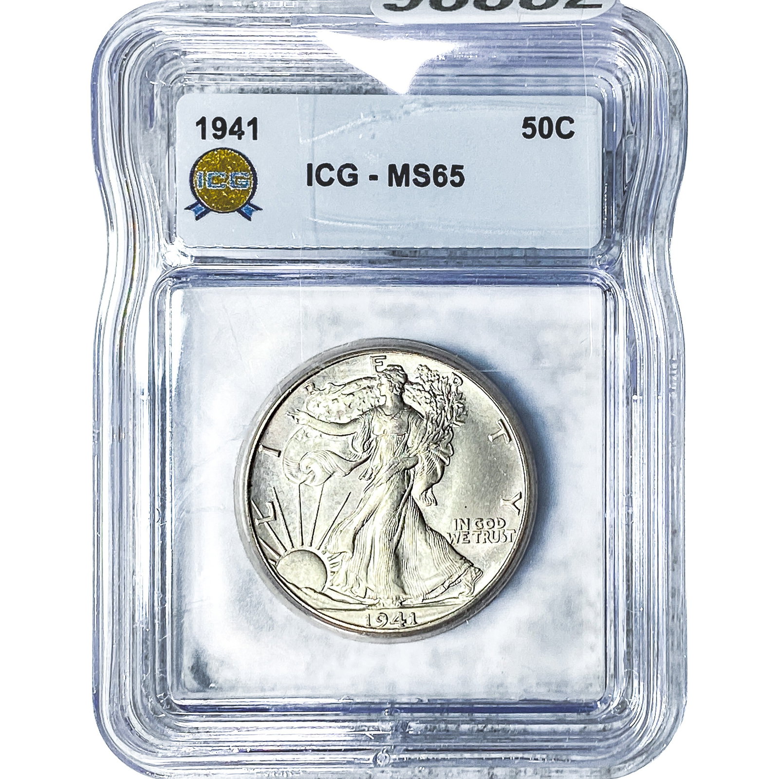 1941 Walking Liberty Half Dollar ICG MS65: 1941 Walking Liberty Half Dollar ICG MS65