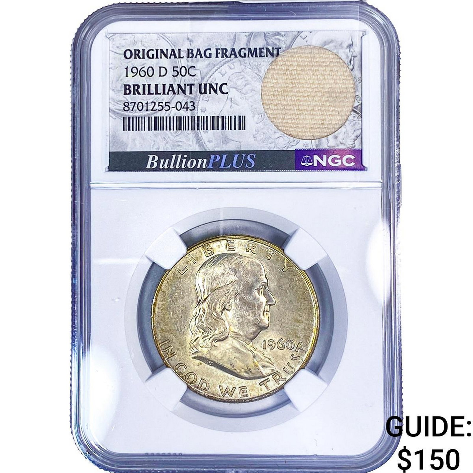 1960-D Franklin Half Dollar NGC BU (1 of 2)