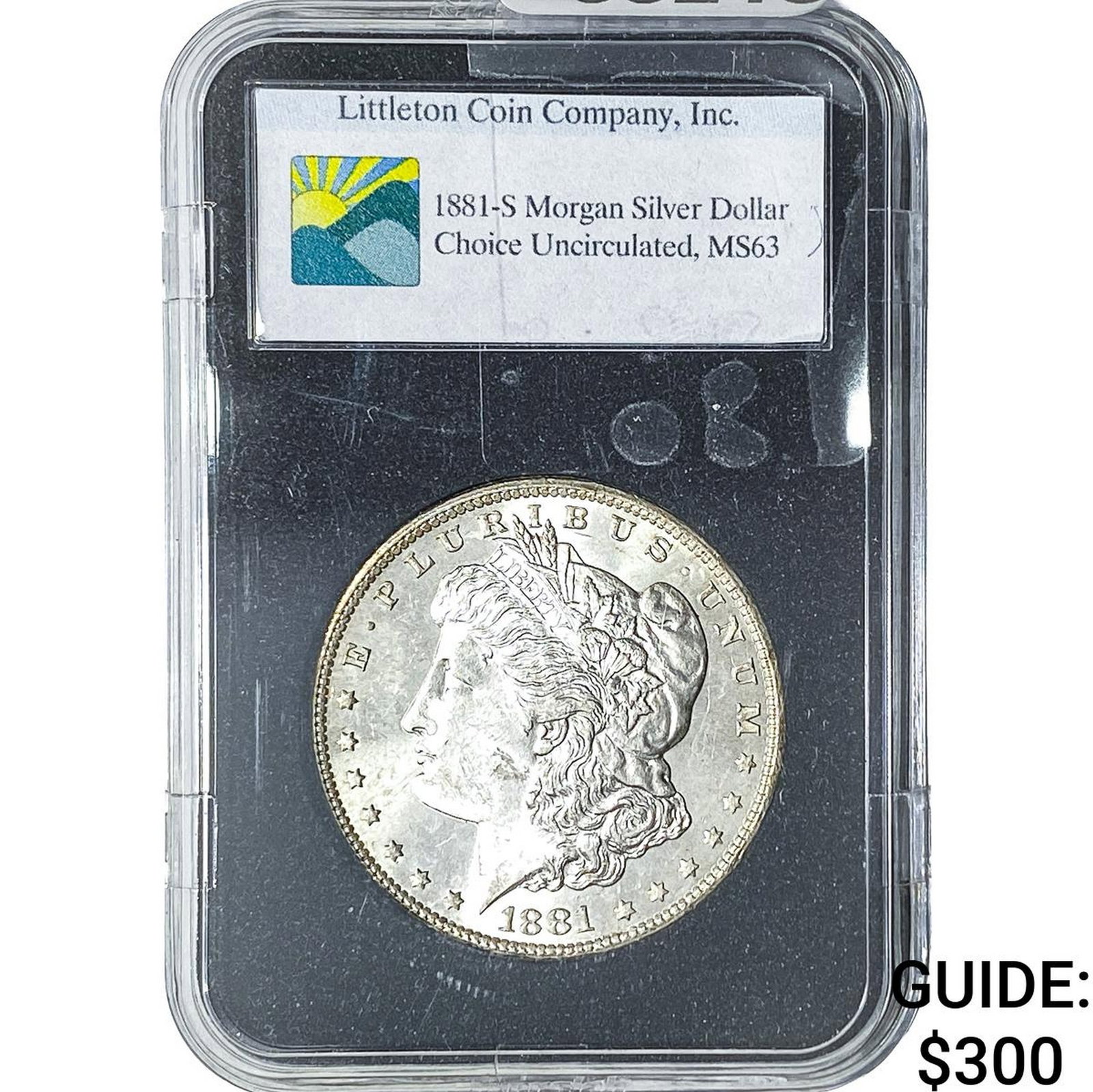 1881-S Morgan Silver Dollar MS63: 1881-S Morgan Silver Dollar MS63